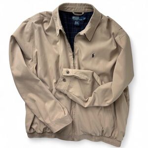 Polo by Ralph Lauren Men's Beige Bomber Jacket